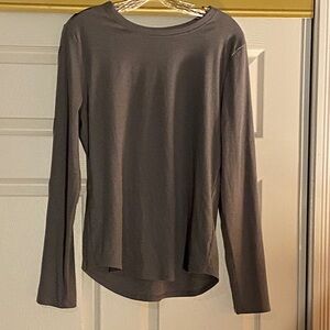 No Boundaries Gray Long Sleeve Women's Top size XXL